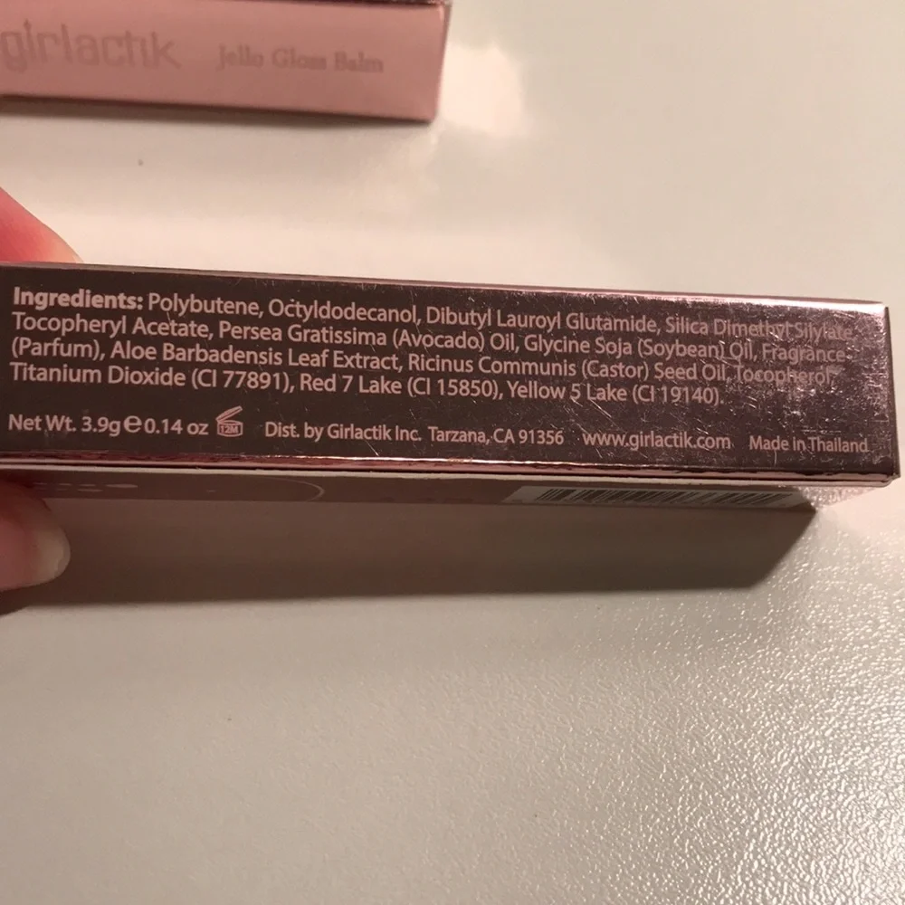 Girlactic Jello Gloss Balm 2 full size tubes NEW